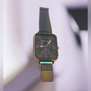 Isaac Mizrahi Live Iridescent Watch #7506